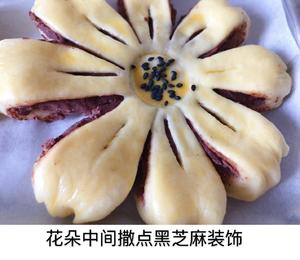 豆沙面包（纯手工版、没有厨师机也能做出很好吃滴面包，顺便教大家三种面包花型做法）的做法 步骤54