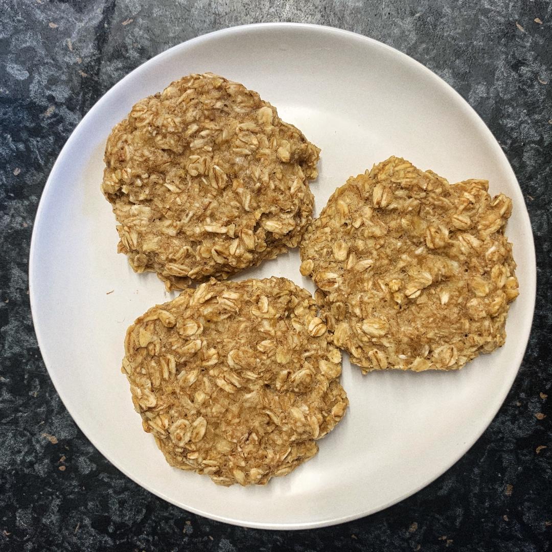 香蕉牛奶燕麦饼（低脂饱腹）