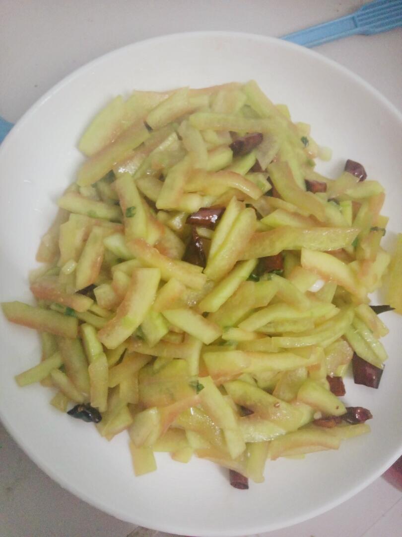 清炒西瓜皮