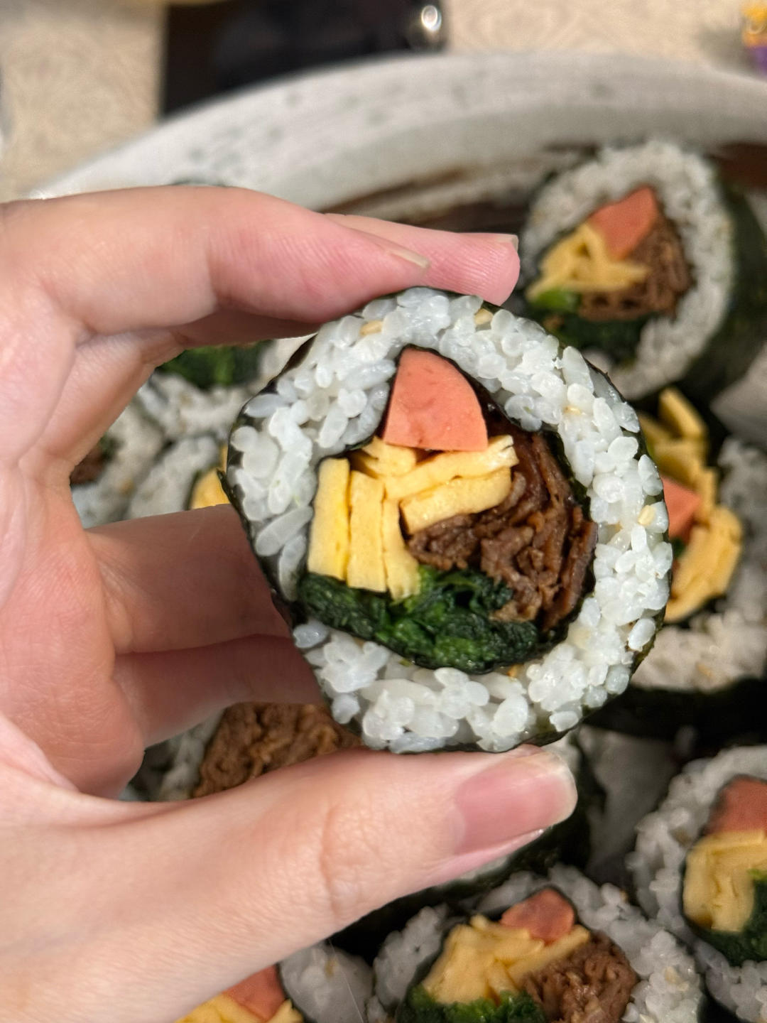 高颜值的紫菜包饭