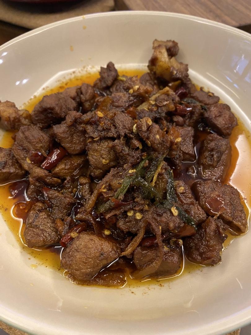 辣子肉丁小美菜谱
