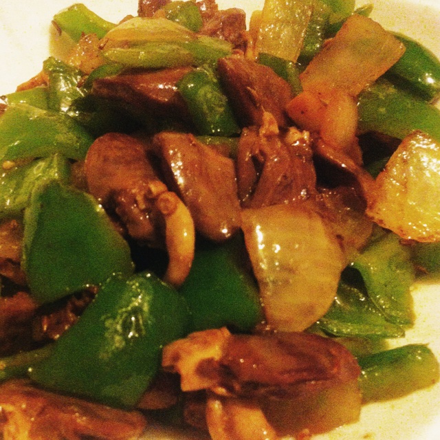 爆炒鸡心（孜然版）