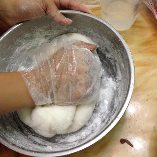 奶皇椰蓉冰皮月饼的做法 步骤5