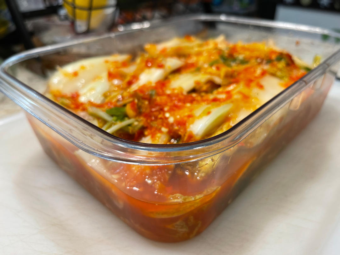 饭店一天能卖五十斤的辣白菜