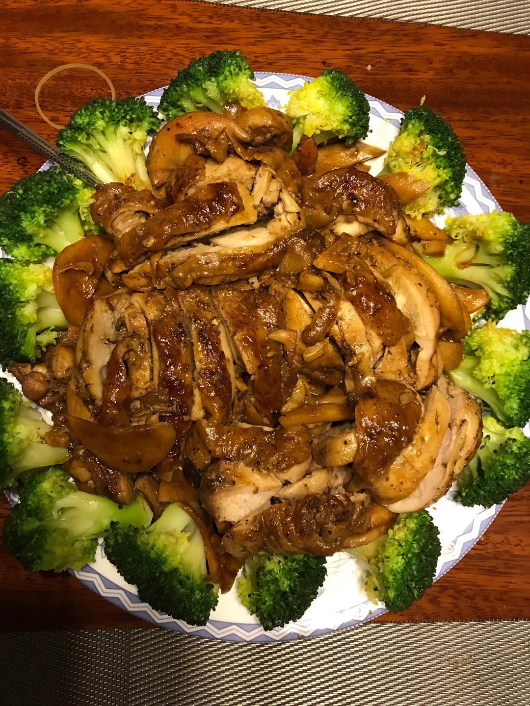 照烧鸡腿饭