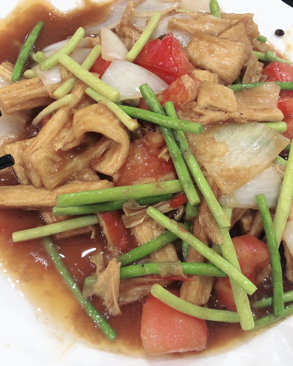 西红柿鸡蛋烧腐竹