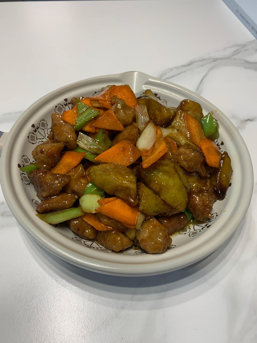 溜肉段烧茄子（东北硬菜呀哈哈）