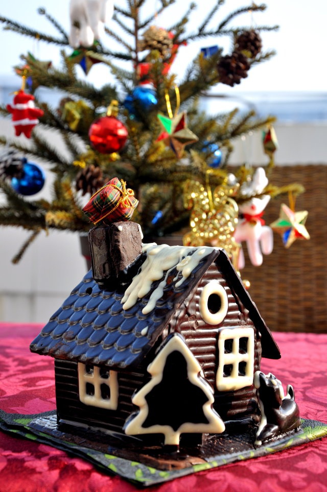 周公子zl做的巧克力圣诞屋