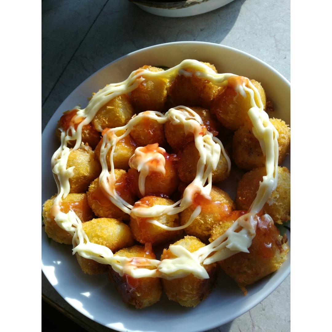 脆皮土豆芝士球