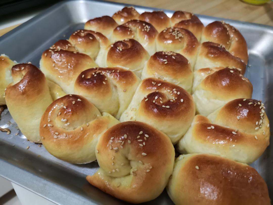 脆底蜂蜜小面包