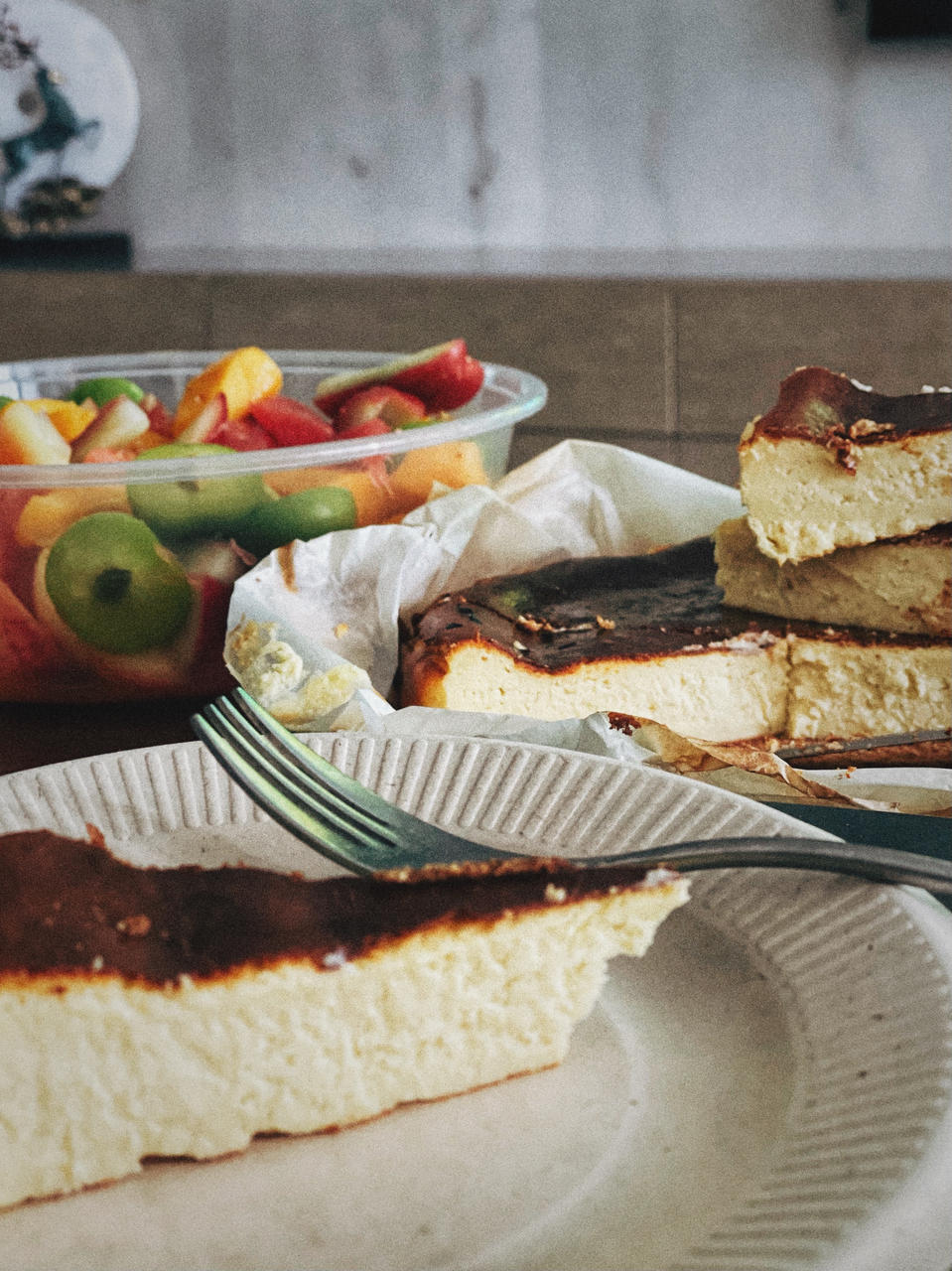 巴斯克芝士蛋糕『最简单的蛋糕』零失败🔥芝士控