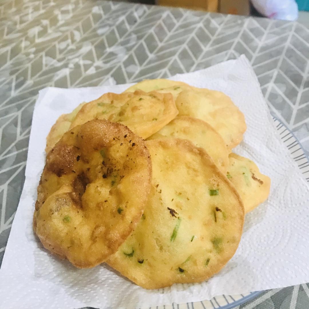 aiamor做的霞浦油饼(米浆葱油饼)