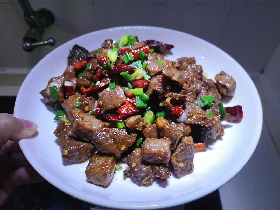 孜然牛肉粒