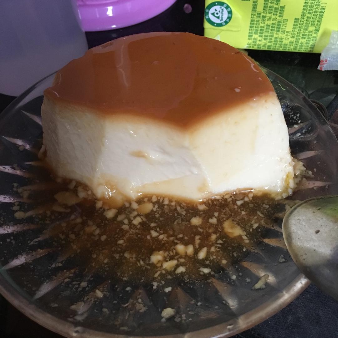 超简易滑又弹的鸡蛋布丁Custard Pudding(详细教程)