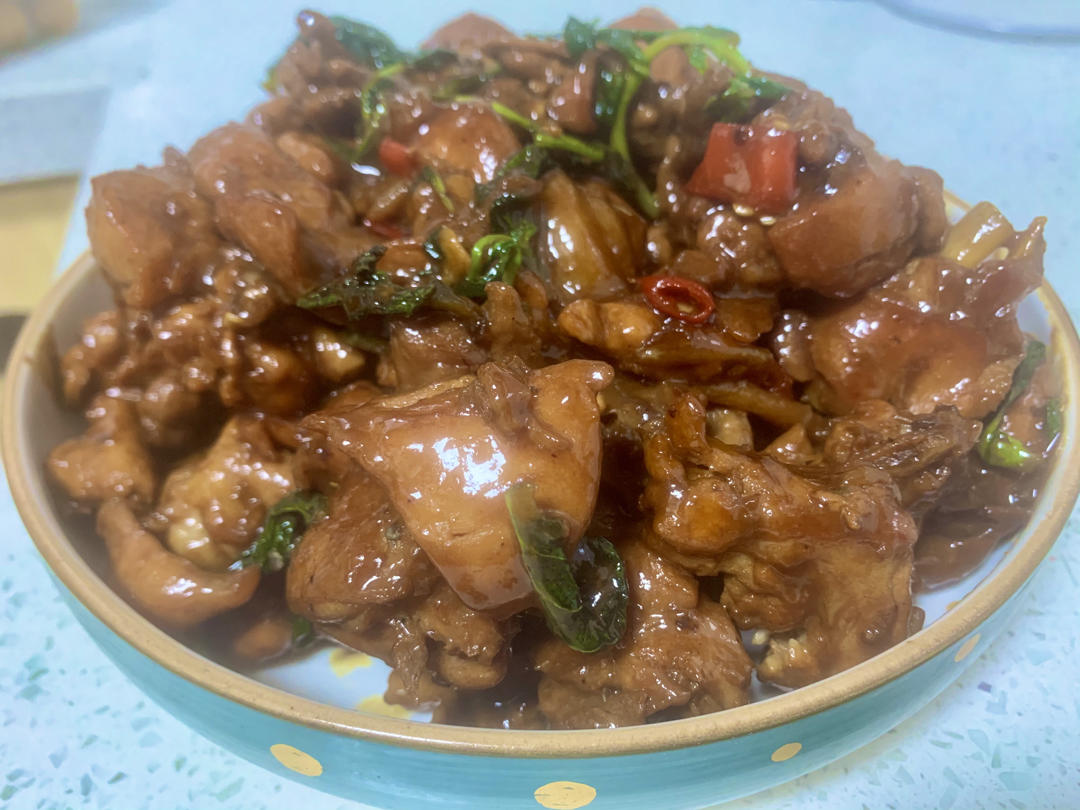 台式三杯鸡