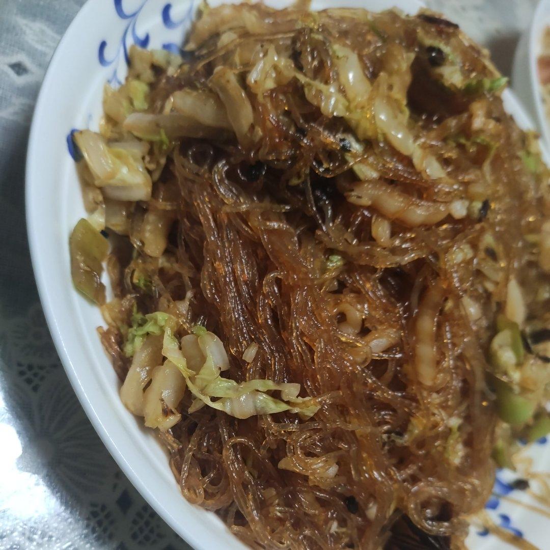 大白菜炒粉丝