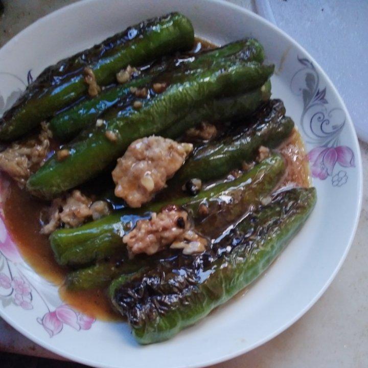 虎皮辣椒酿肉