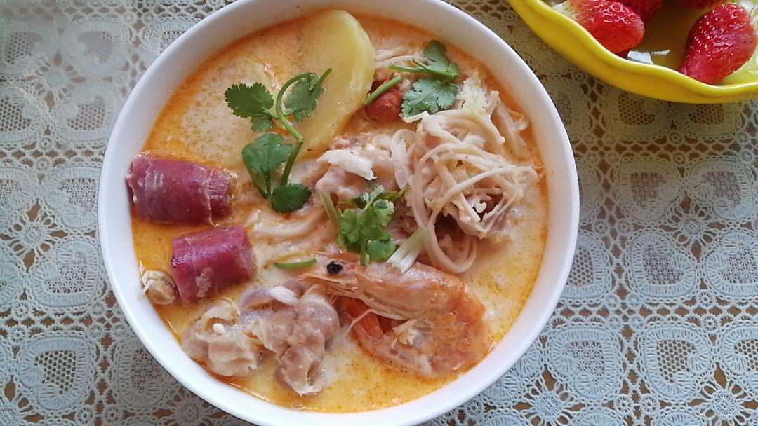自制牛奶麻辣烫