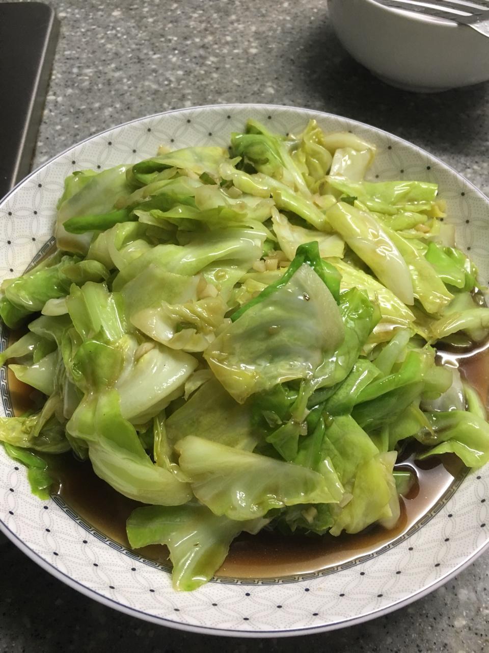 清炒包菜