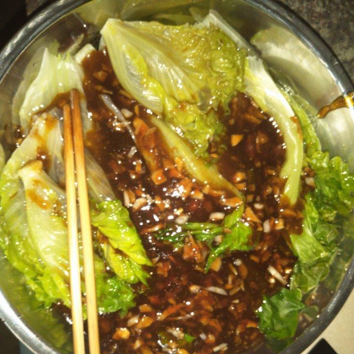 超简单蒜蓉耗油生菜