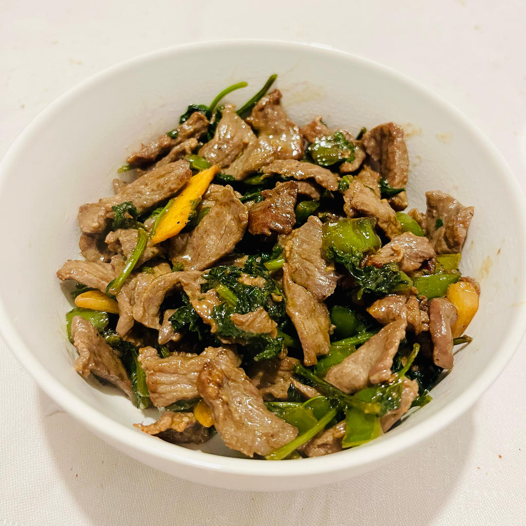 香菜牛肉|爱江山也爱香菜～