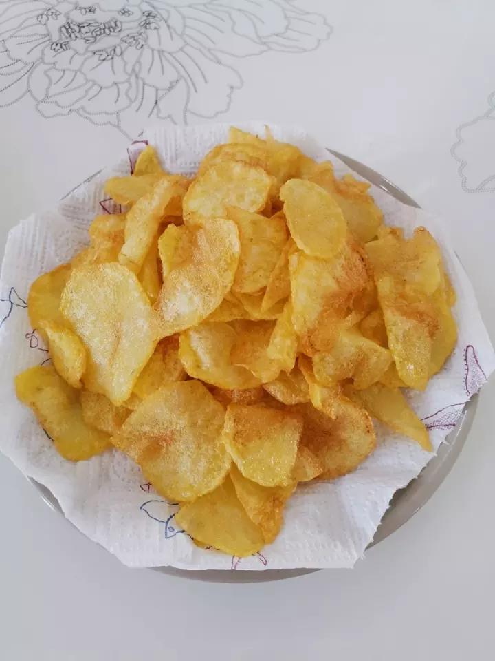 自制炸薯片，学会以后再也没买过薯片
