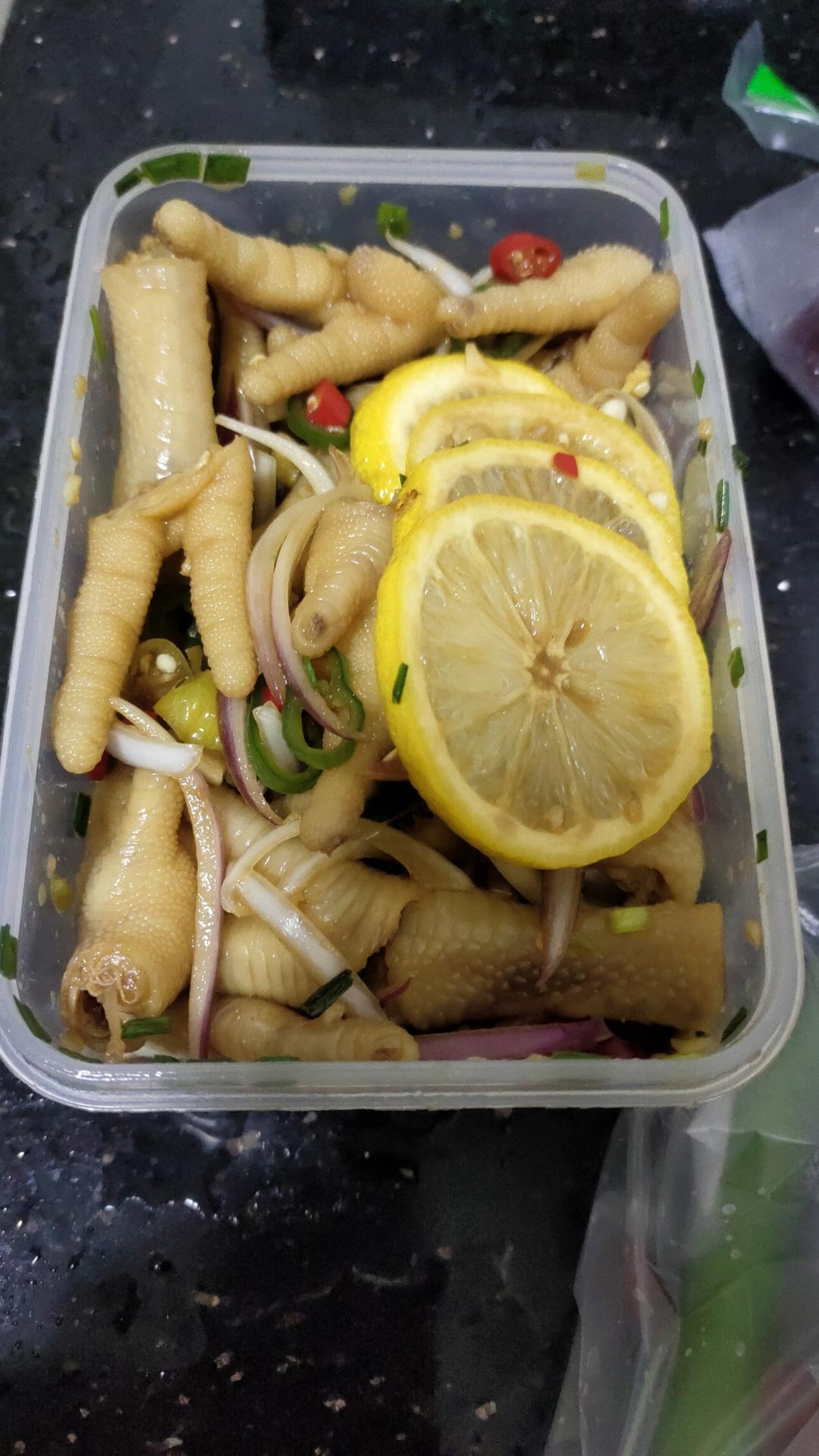 【柠檬酸辣鸡爪】自制超级无敌美味的网红鸡爪