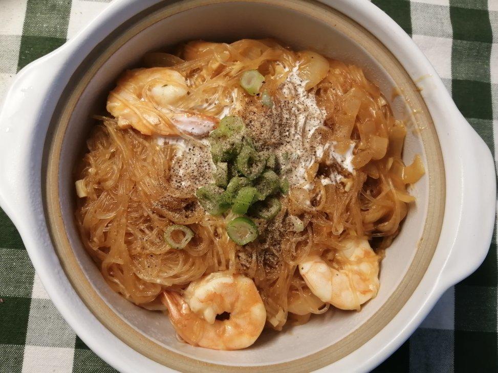 咖喱鲜虾粉丝煲