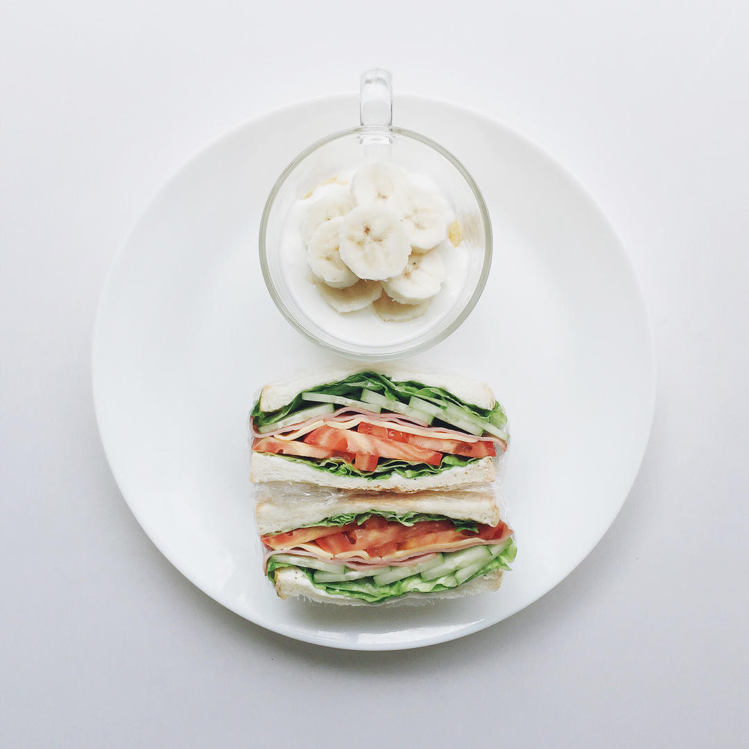 如何做超厚的沼三明治~详细tip！牛油果鸡蛋午餐肉三明治~