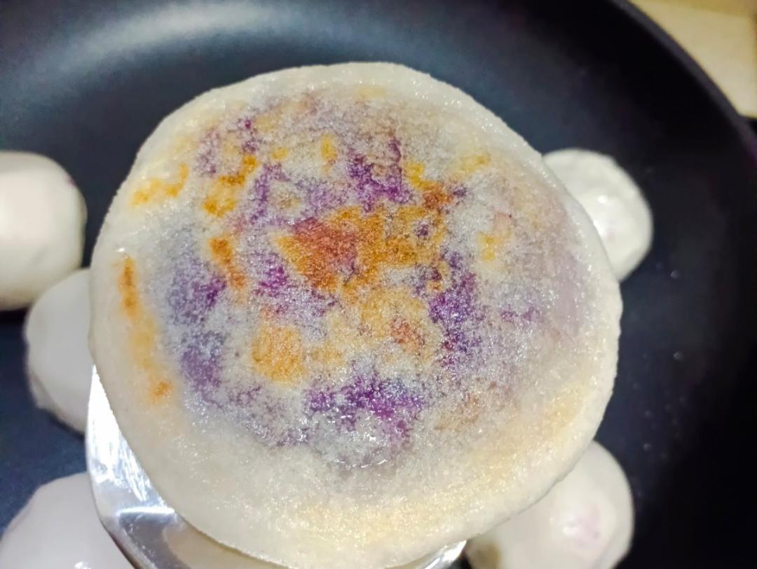 紫薯奶香饼