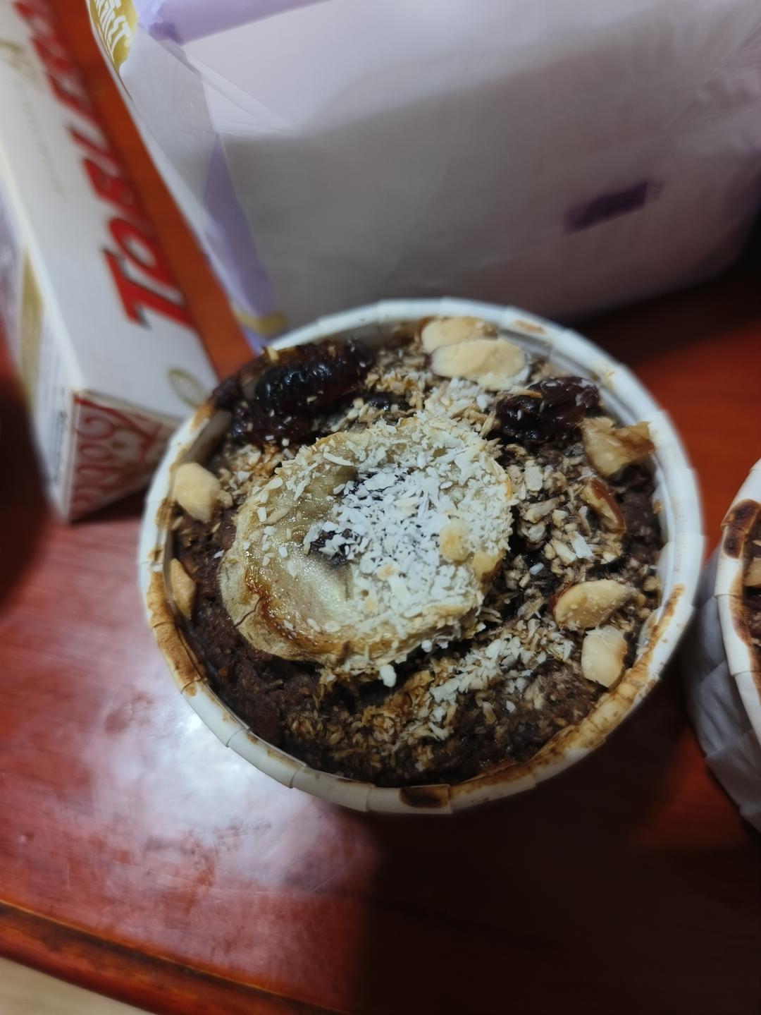 可可燕麦黑巧香蕉蛋糕🍰
