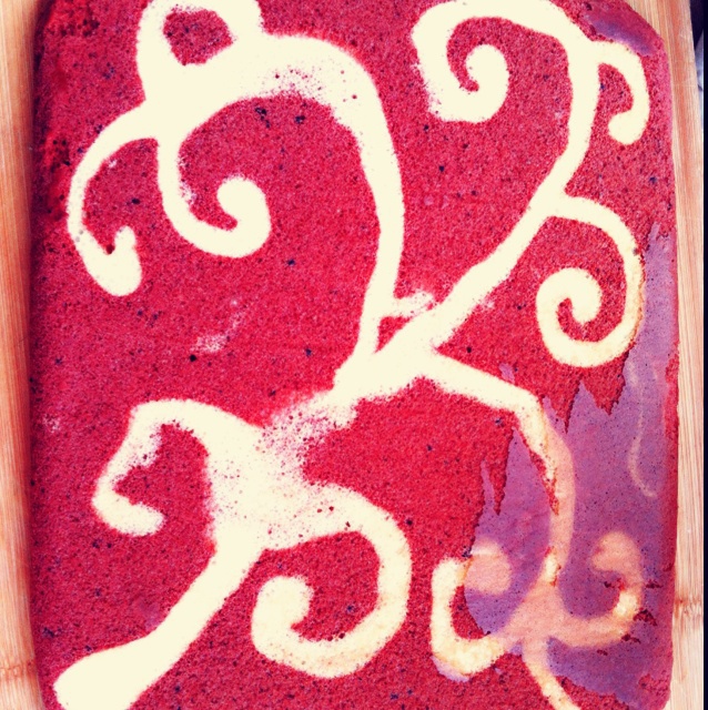 可可奶油波点蛋糕卷