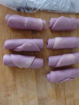 紫薯鲜花饼 玫瑰饼的做法 步骤8