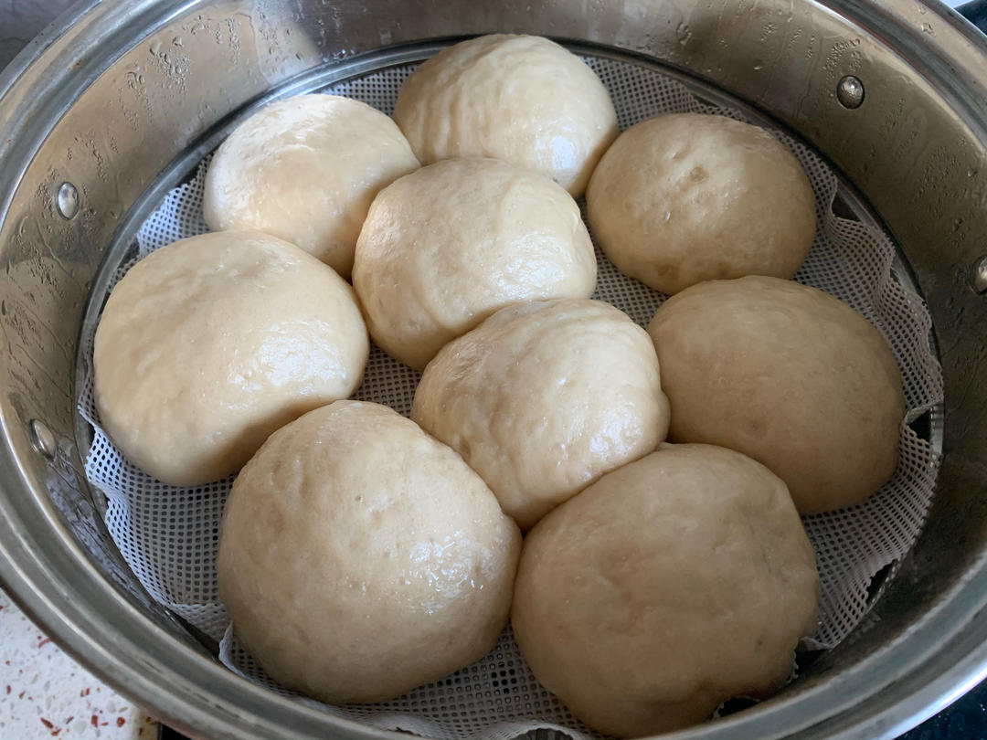 软乎开花红糖馒头