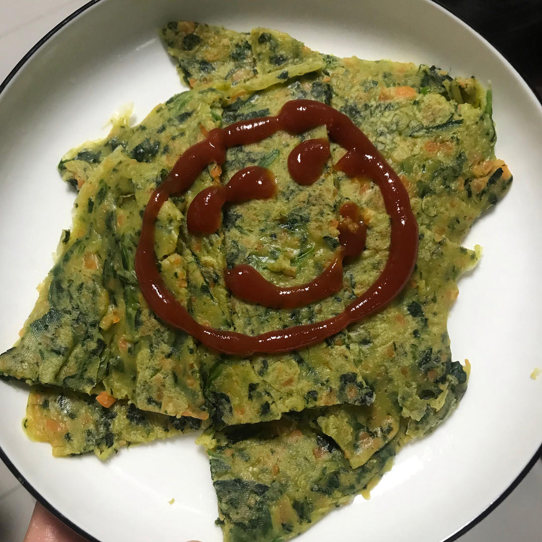 胡萝卜菠菜煎饼