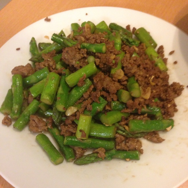【曼食慢语】蚝油芦笋牛肉粒