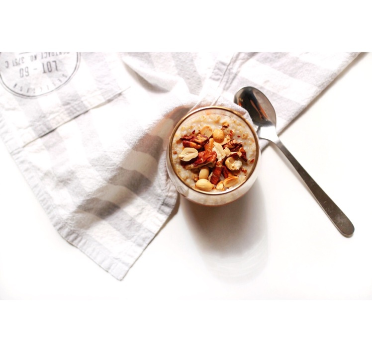 Steel cut oatmeal 燕麦粥(●°u°●)​