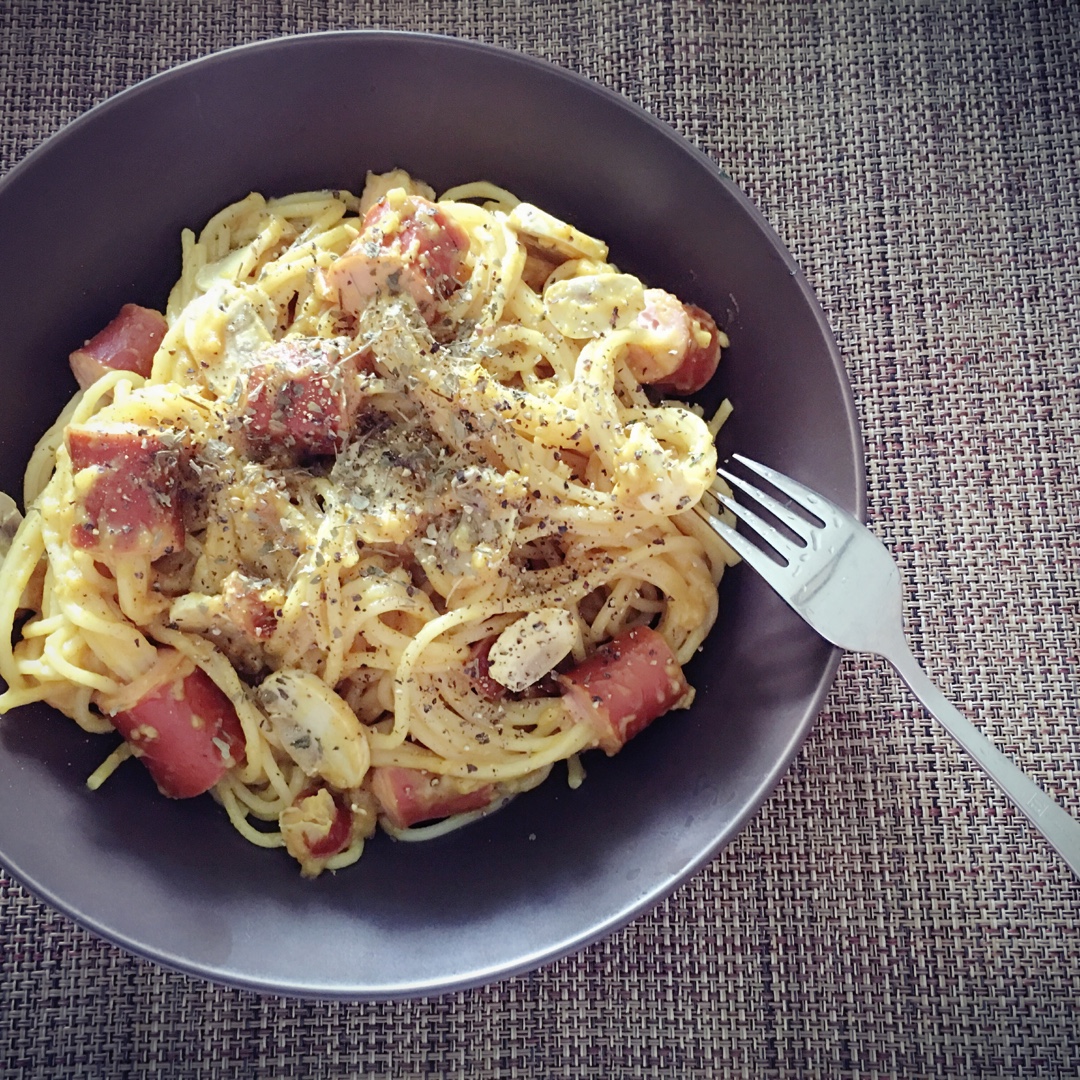 咖喱芝士穿肠意面