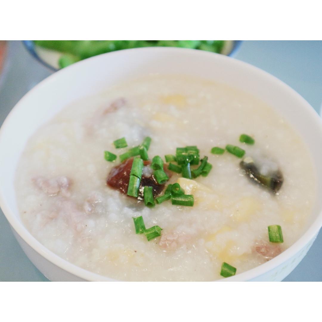 皮蛋冬笋瘦肉粥【鲜鲜鲜】