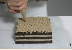 够简约，够大方，够美味----栗子巧克力蛋糕的做法 步骤17