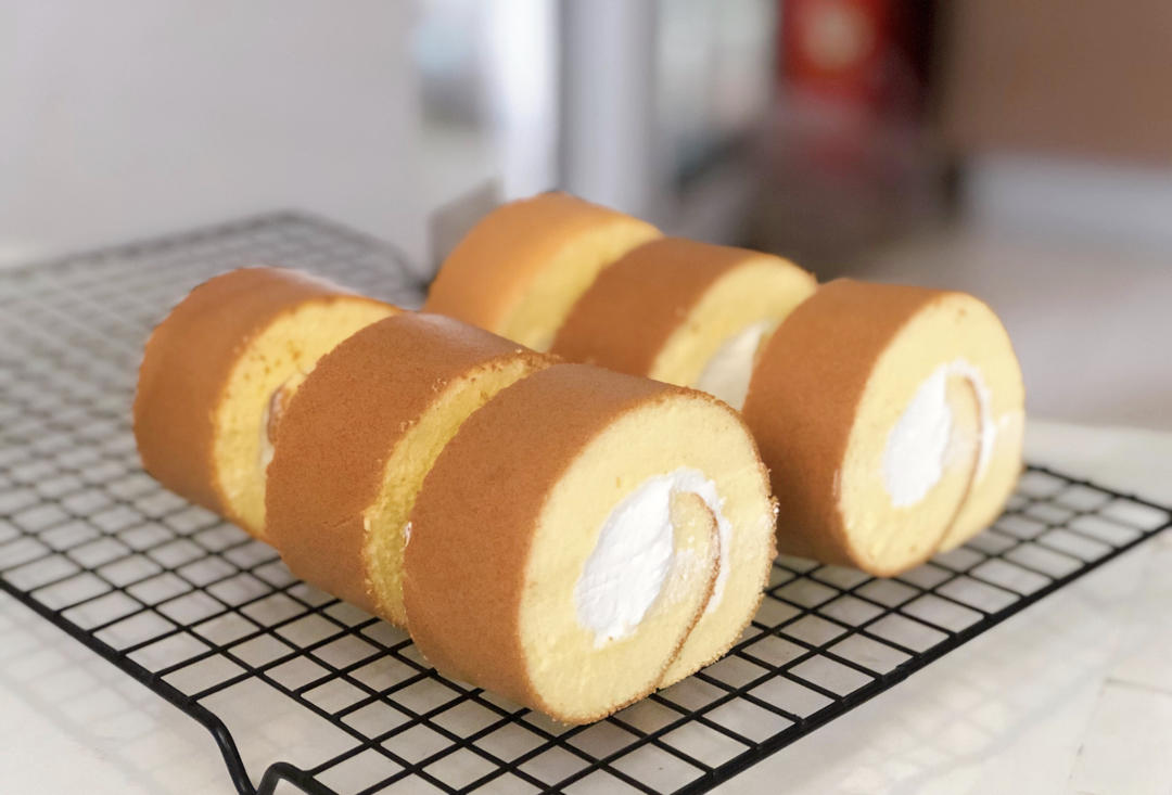 原味基础蛋糕卷(小五卷)