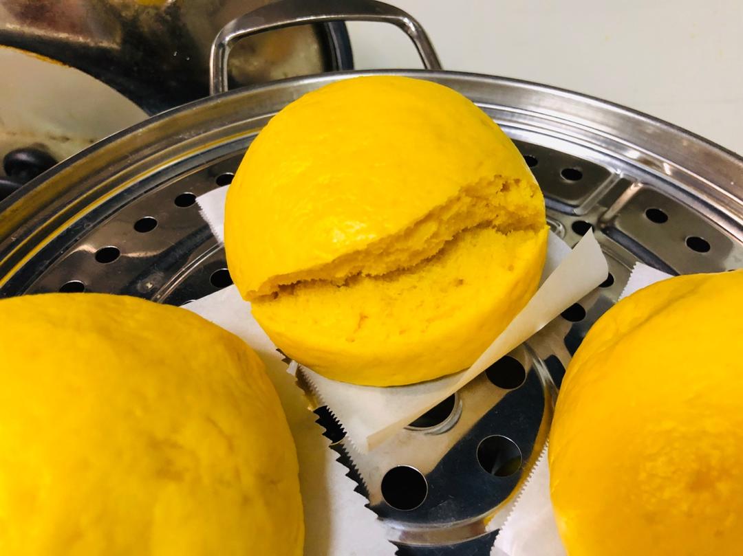 中种法做牛奶蜜豆馒头