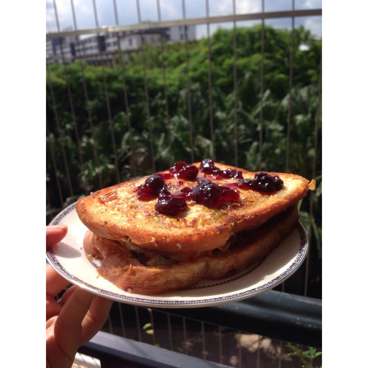 一片面包的三明治