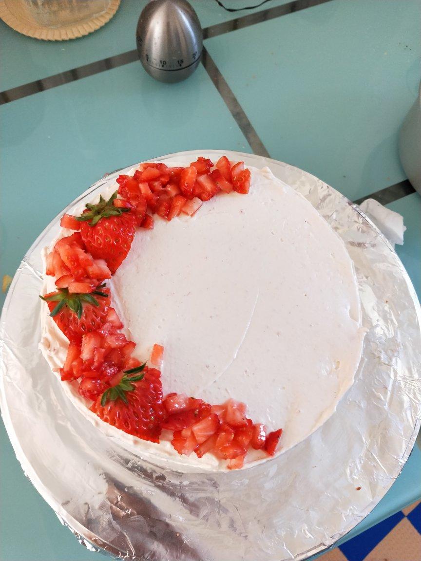 草莓蛋糕（自制草莓酱）
