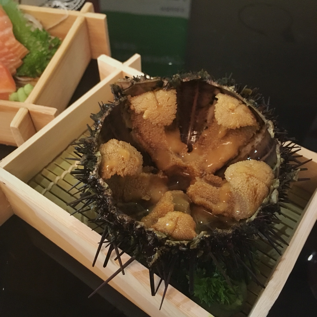 海胆原生态吃法