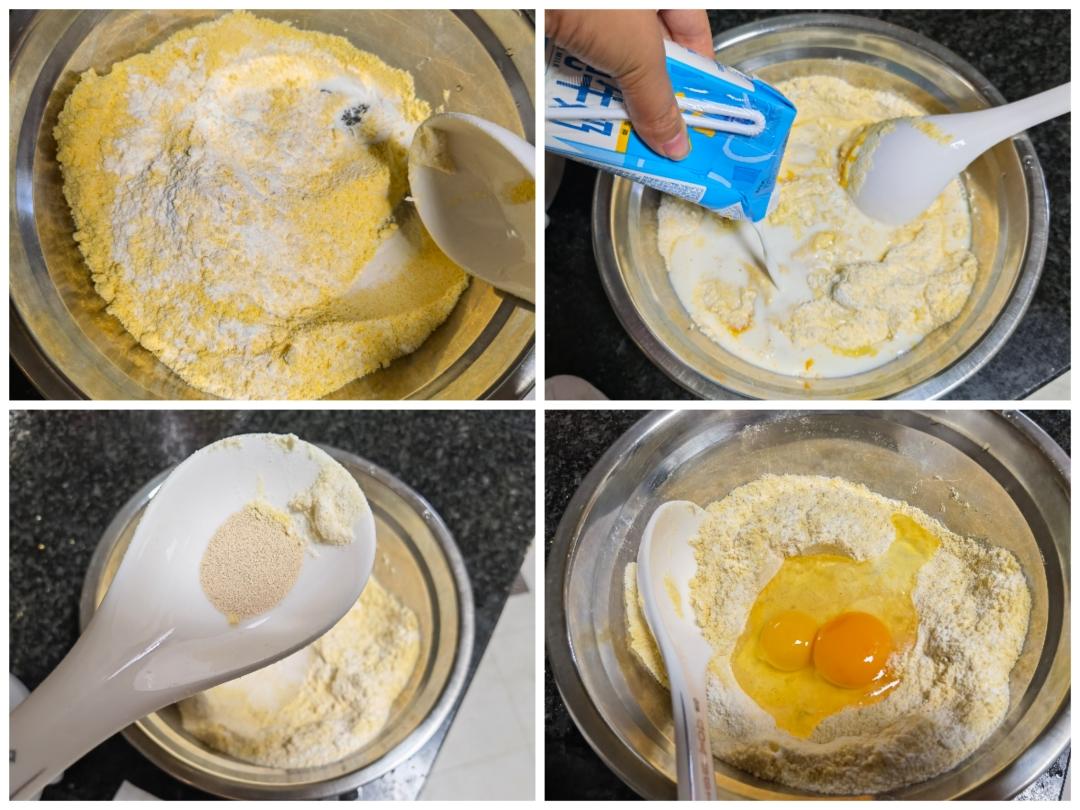 纯奶手撕吐司的做法 步骤1