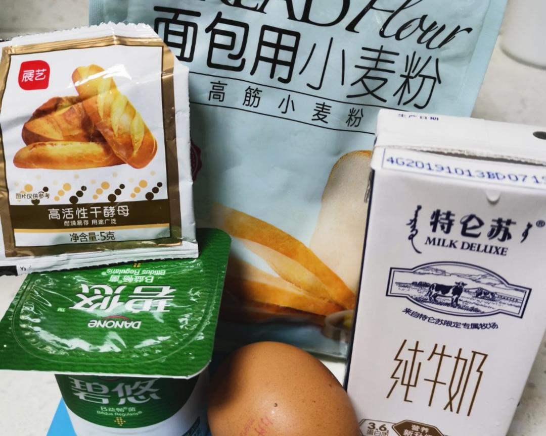 纯奶手撕吐司的做法 步骤1