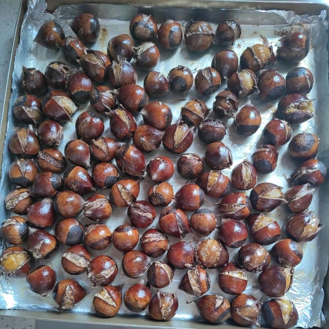 ‼️香甜软糯‼️轻松好剥㊙️烤箱版糖炒栗子