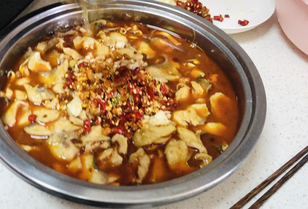 家庭餐厅之麻辣水煮鱼(家庭版)