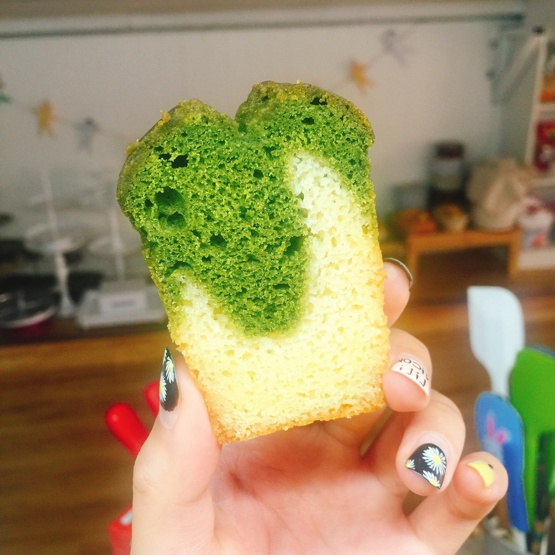 抹茶磅蛋糕（大理石纹）